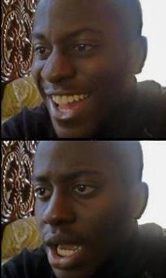 Disappointed Black Guy meme template
