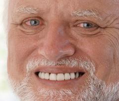 Hide the Pain Harold meme template