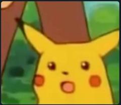 Surprised Pikachu meme template