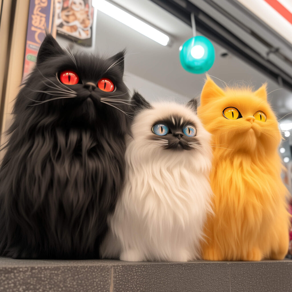 Cat Neon Family