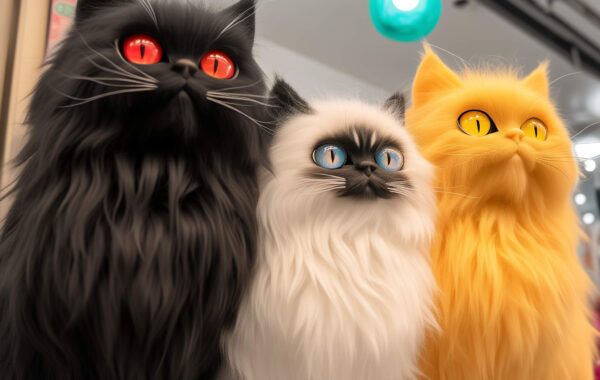 Cat Neon Family