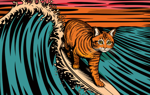 Cat Surfing Min