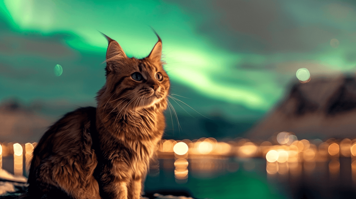 Maine Coon Northern Lights